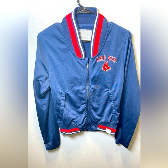 Nike Boston Red Sox MLB‎ Baseball Cooperstown Collection Jacket Women's Size Sm - Picture 1 of 6